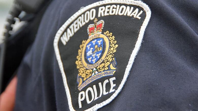 A police sleeve patch that says Waterloo Regional Police