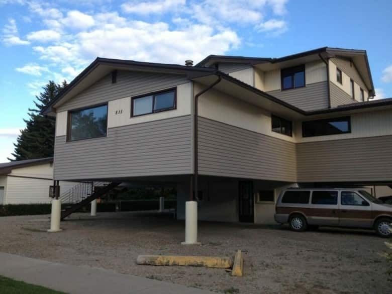 a house on stilts