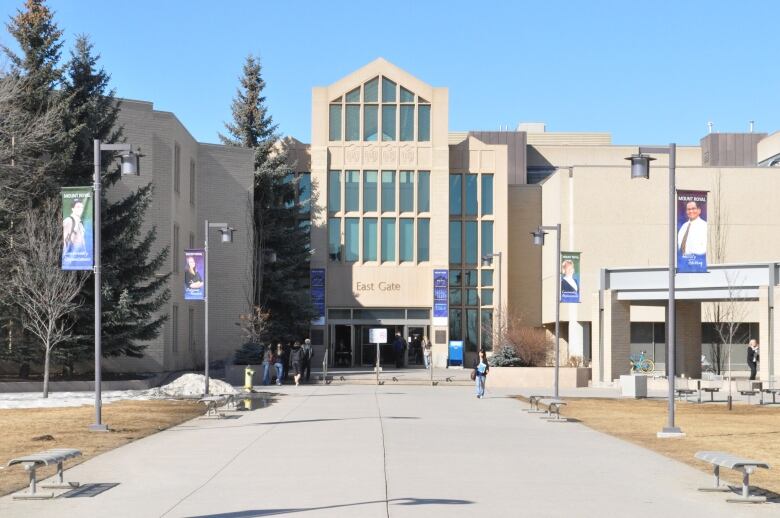 The East Gate entrance at Mount Royal University.