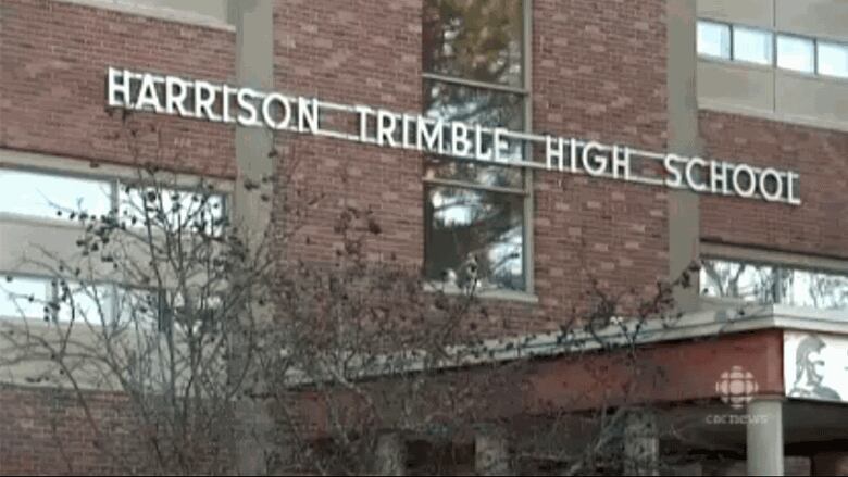 A school building, brown colour.