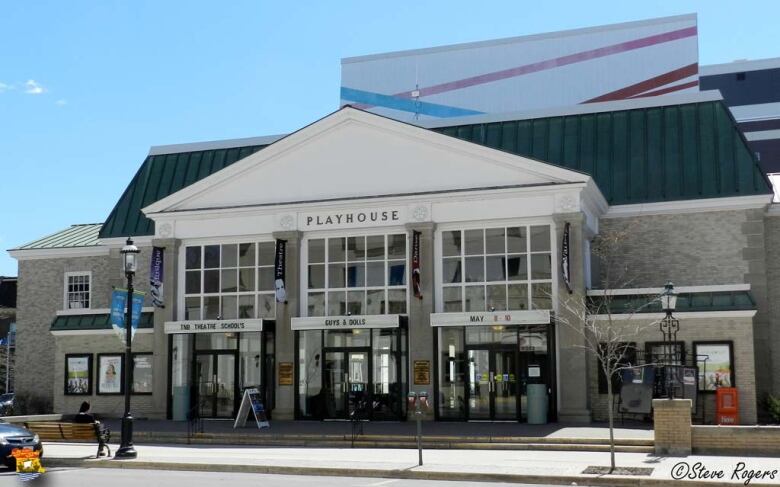 Ariel view of Fredericton Playhouse