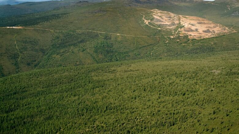 The project falls within the proposed footprint of the Casino mine property, pictured here. The site is approximately 380 kilometers northwest of Whitehorse. 