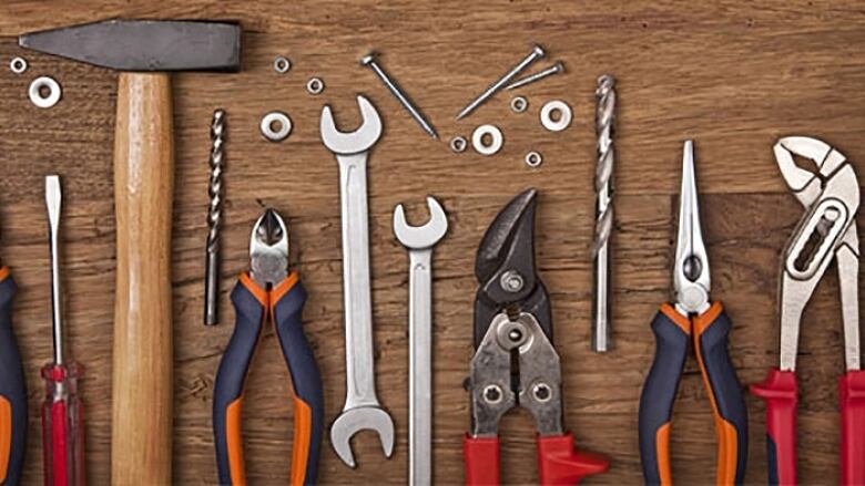 Assortment of tools.