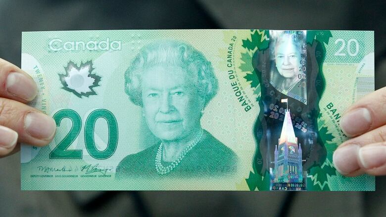 A Canadian $20 bill