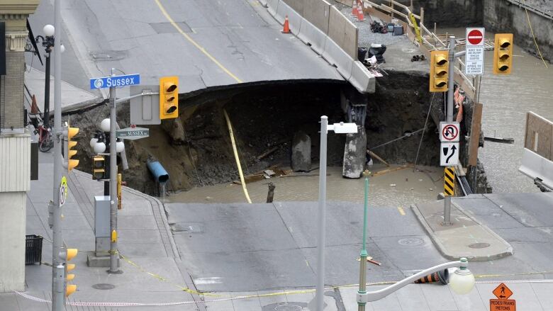 A sinkhole