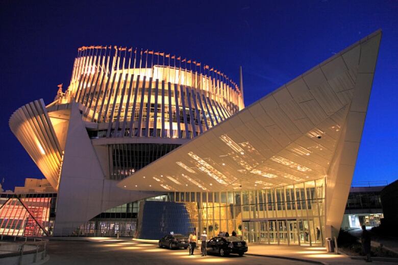 The Montreal Casino at night