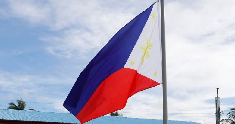 A flag of the Philippines