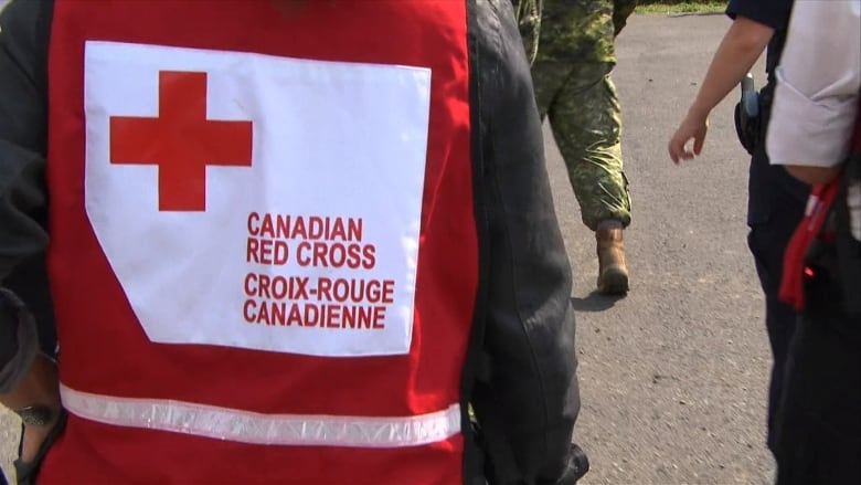 A Canadian Red Cross vest.