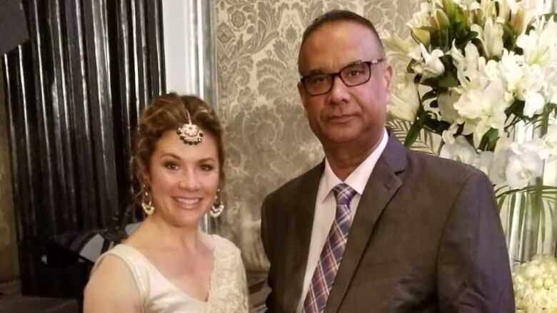 Sophie Gregoire Trudeau with Jaspal Atwal at an Indian film industry event in Mumbai in February during Prime Minister Justin Trudeau's official visit to India. 