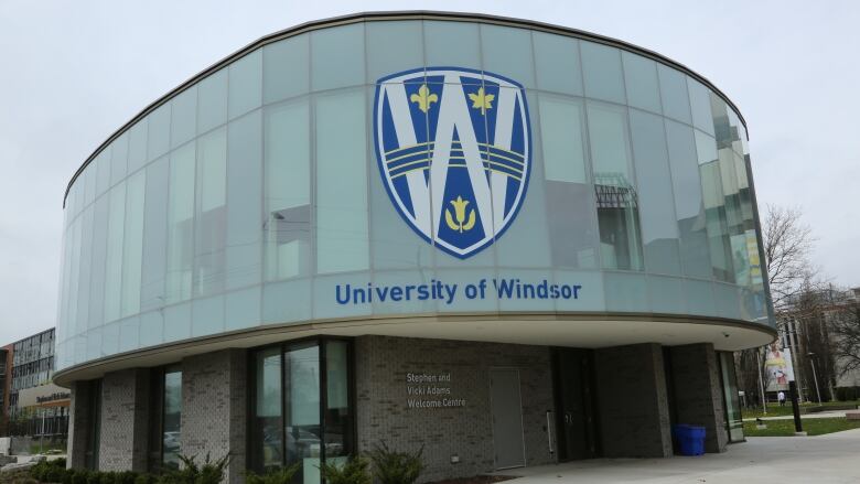 Image of building with University of Windsor logo