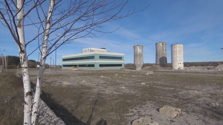 The former mill site in Bathurst.