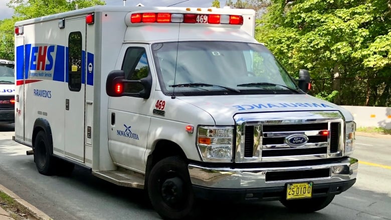 Nova Scotia EHS ambulance shown in 2018.