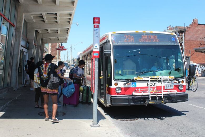 A Dufferin bus.