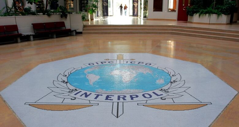 Interpol logo.