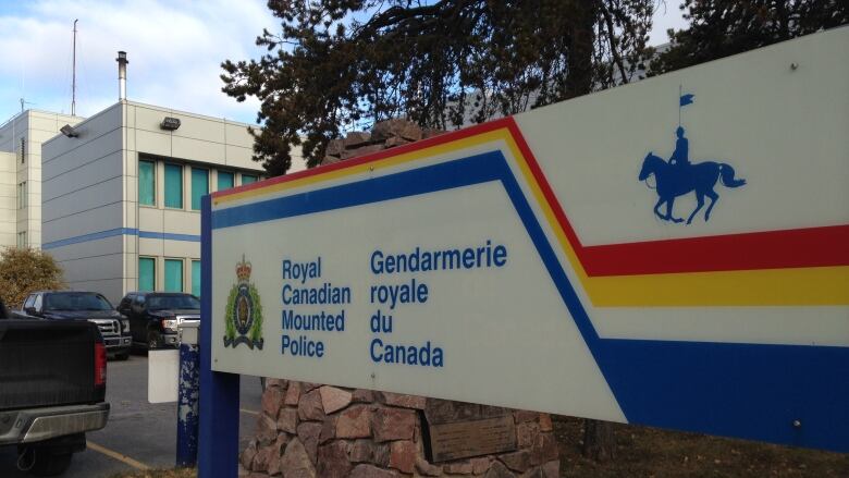 RCMP sign in front of station