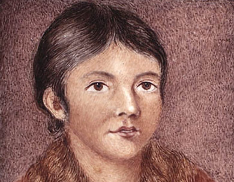 A waterpainting of a Beothuk woman.