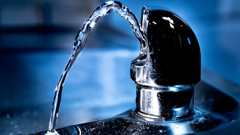 A close-up of a drinking water fountain.