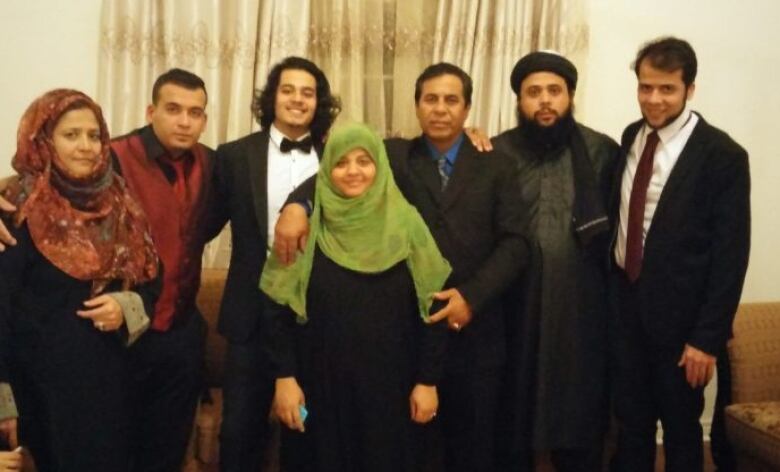 The Faqiri family in happier times. Soleiman Faqiri, second from right, is pictured with family members, including from left: a cousin of the family, mother Maryam Faqiri, brother Sohrab Faqiri, brother Ali Faqiri, sister Paletin Faqiri, father Ghulam Faqiri and brother Yusuf Faqiri.