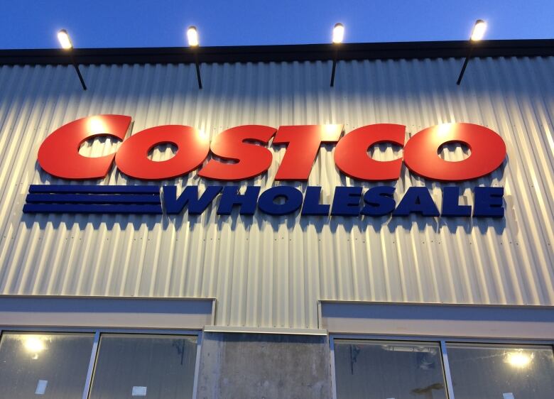 The sign of Costco Wholesale at its store in the Galway neighnourhood of St. John's. 