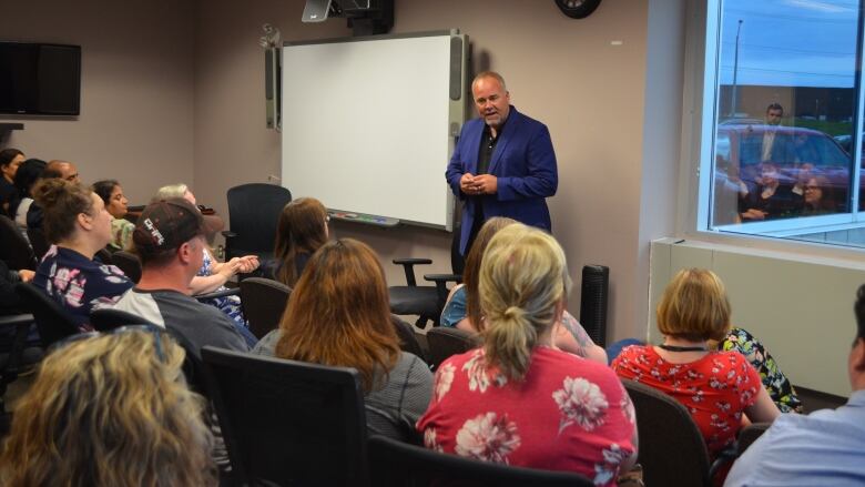 Ontario Minister of Children, Community and Social Services Todd Smith was in Thunder Bay, Ont. to meet and hear from families and professionals working with people with autism on Aug. 7.