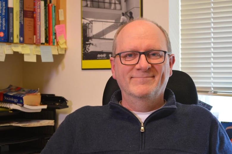 Man sitting in an office