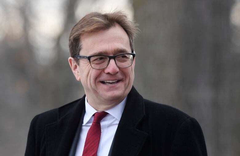 Jonathan Wilkinson arrives for the cabinet swearing-in ceremony in Ottawa on Wednesday, Nov. 20, 2019.