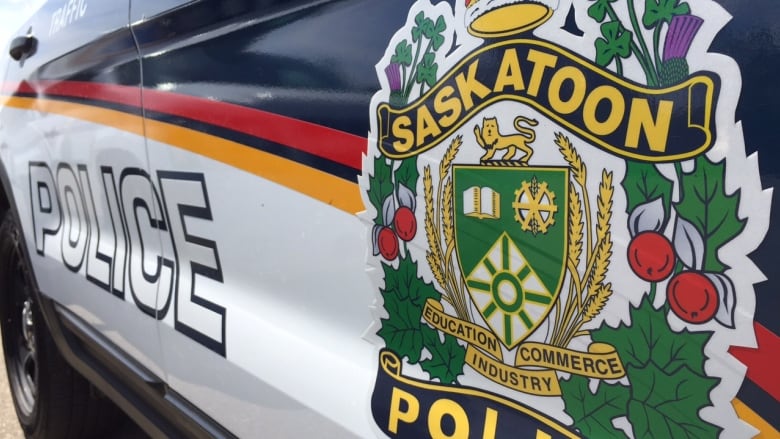 The side of a Saskatoon police vehicle