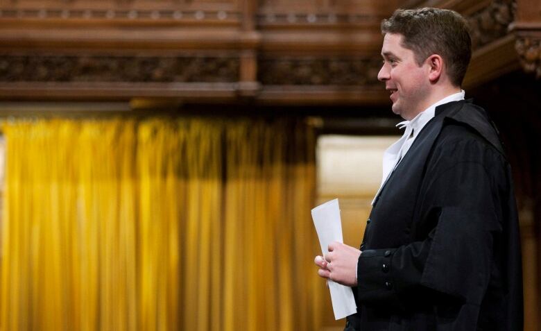 Speaker of the House of Commons Andrew Scheer rises at the end of question period in the House of Commons on Thursday December 15, 2011.