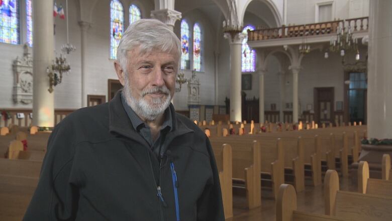 Pierre Comeau, the president of the Socit difice Sainte-Marie De La Pointe. 