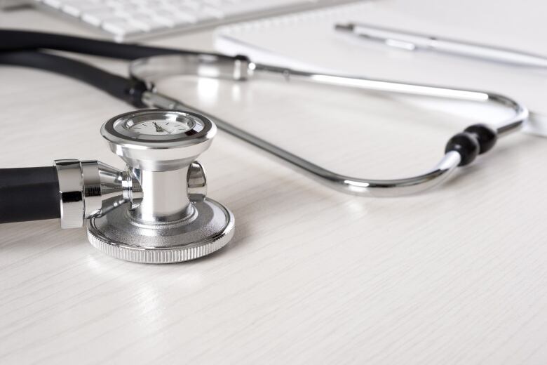 stethoscope on a table