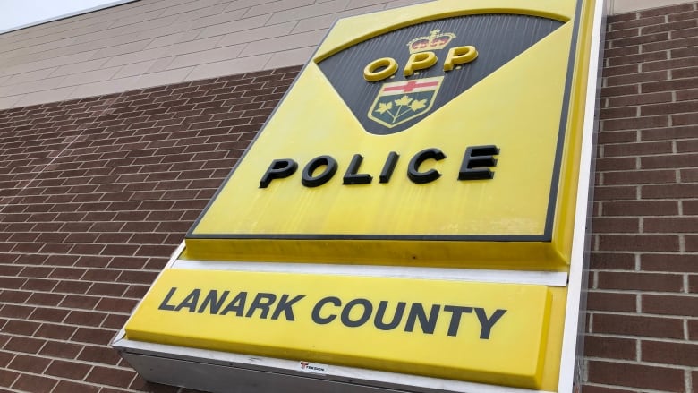 Sign outside Lanark County OPP.