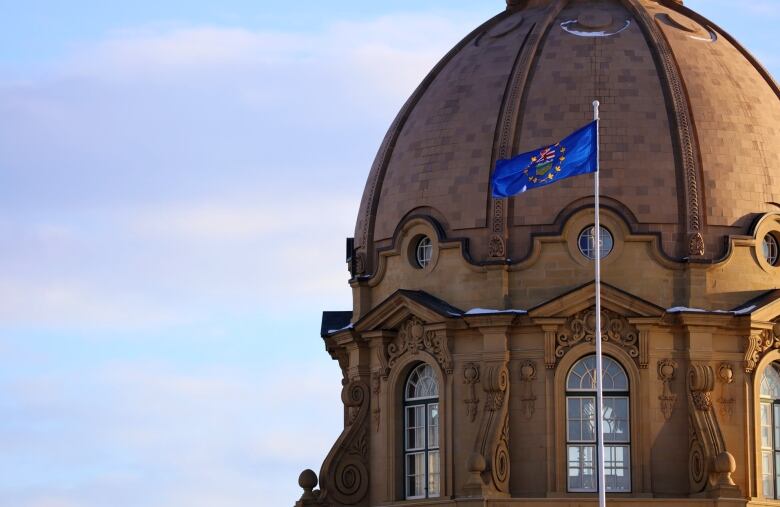 the dome of the Alberta legislature