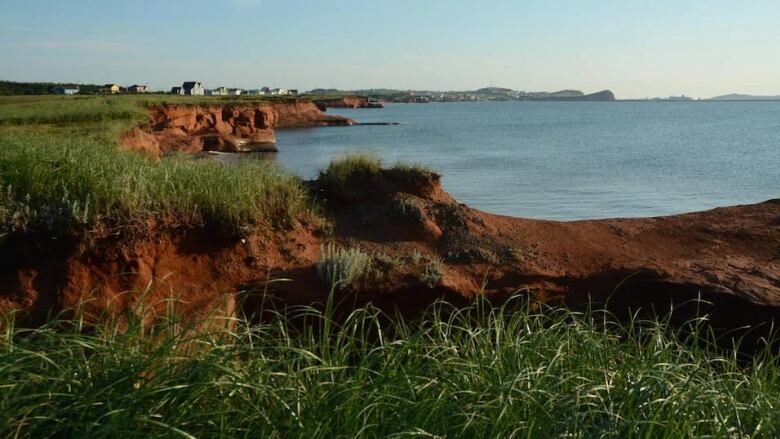 red cliffs beach