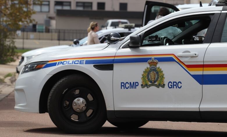 The front half of an RCMP cruiser