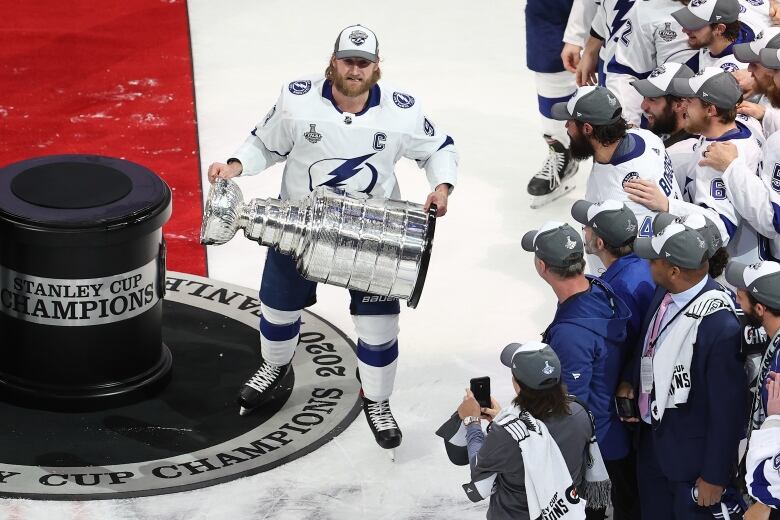 Lightning winning Stanley Cup 