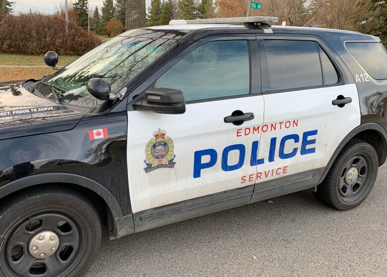 An EPS vehicle on the scene of a shooting this week in Edmonton. 