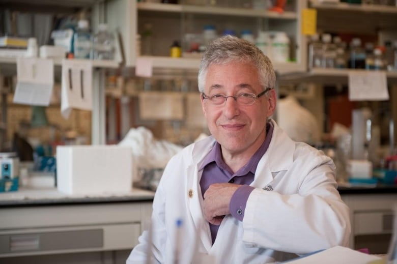 Dr. Gerald Batist is pictured inside a hospital lab. 