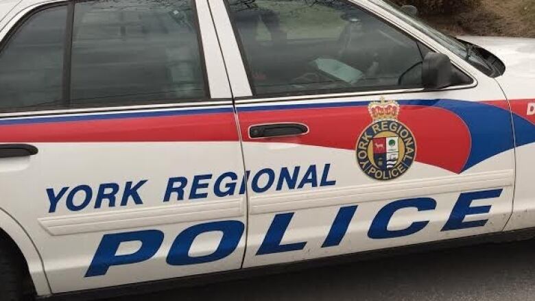 a close up of a york regional police car