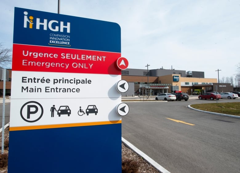 The Hawkesbury Hospital is seen in Hawkesbury, Ont., on Tuesday, March 30, 2021. 