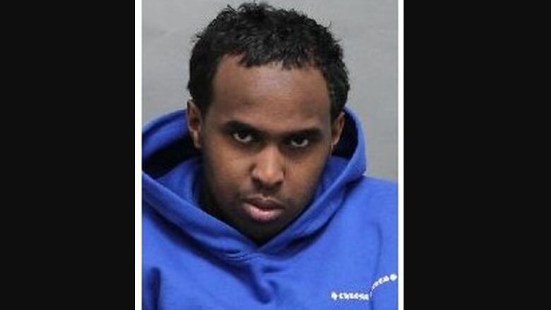 Hassan Ali, 22, better known by his rap moniker Top5, is wanted for first-degree murder in connection to a North York shooting in January that killed 20-year-old Hashim Omar Hashi.