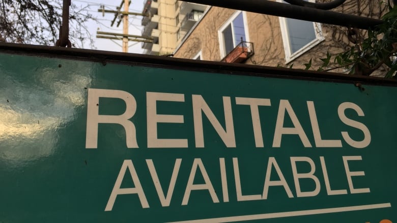 A sign that says rentals available.