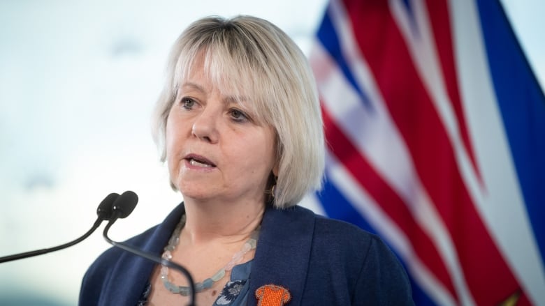 B.C. provincial health officer Dr. Bonnie Henry speaks during a COVID-19 update news conference