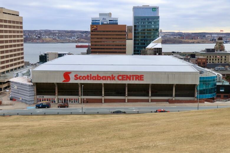 The Scotiabank Centre in Halifax is shown.