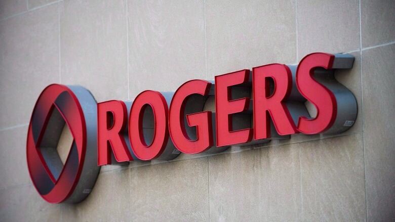 A rogers sign is pictured