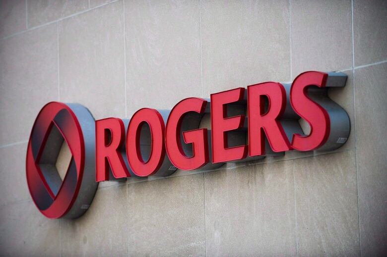 A rogers sign is pictured