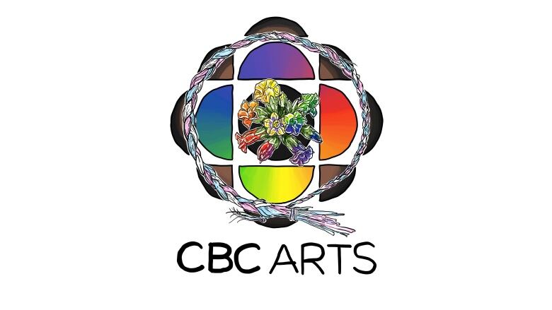 The CBC Gem logo in a rainbow gradient with flowers in the middle.