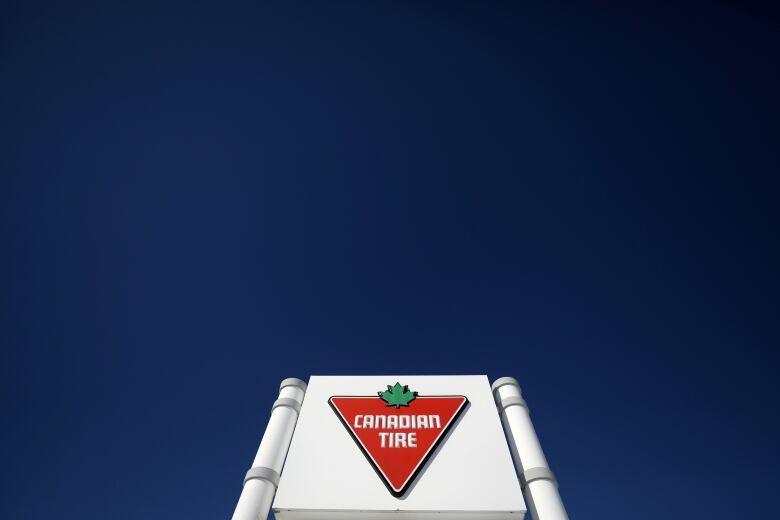 Canadian Tire logo shown atop a store.