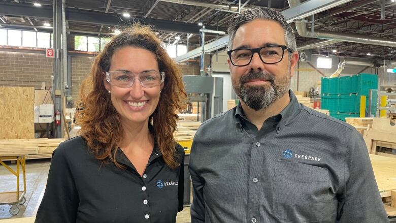 Creopack's human resources manager, Catherine Champoux, left, and its vice-president, Jean-Sbastien Comtois, say immigration is essential to meet the labour needs of their packaging company.