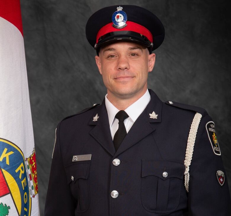 Const. Travis Gillespie, 38, was killed in a head-on crash in Markham Wednesday morning, police say.