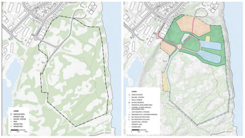 Side by side maps. 